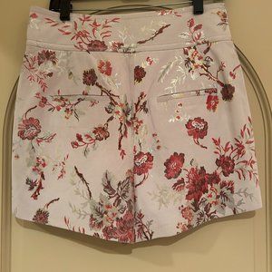 IRO Suede High Waisted Shorts - Beige, Pink, Gold